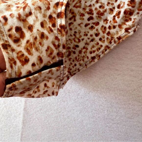 Old Navy Leopard Print Woman's One-Piece bodysuit Y2K doll core size M - Picture 6 of 7